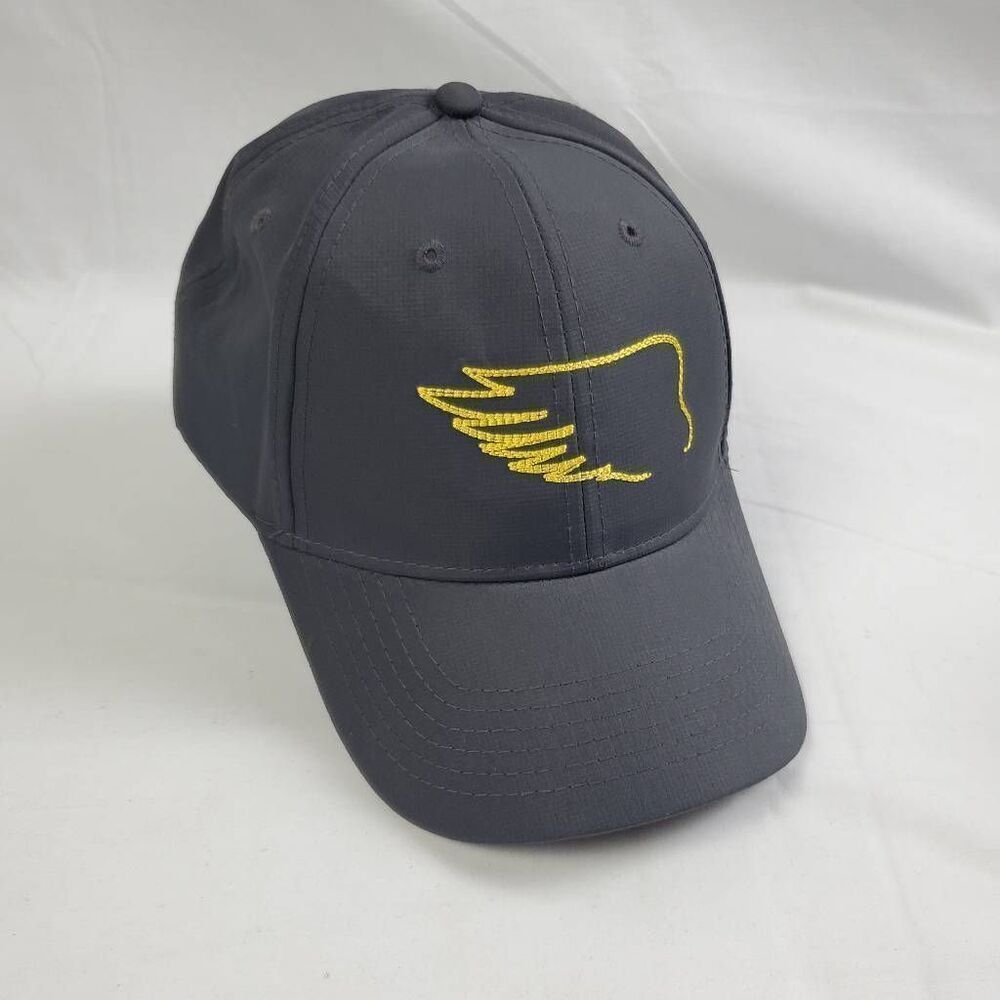 Dekalb Corn Seed Gray Ripstop Hat Adjustable Back Logo Wing
